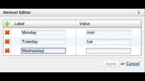 Improvements to the Form Builder itemset editor