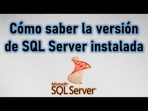 Video: ¿Cuál es mi versión de SQL Server?