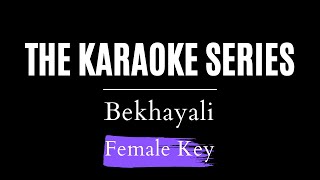 Bekhayali Unplugged Karaoke Guitar | Sachet Parampara | Kabir Singh | Female Key | Lower Key