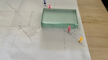 To observe refraction and lateral deviation of a beam of light incident obliquely on a glass slab