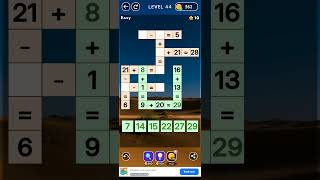 Zen Math Crossword Expert level 44
