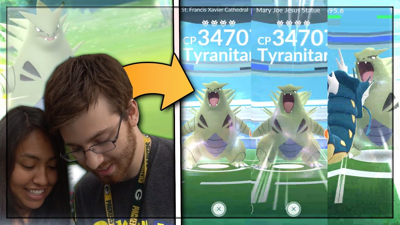 CRAZY! x3 TYRANITAR RAIDS IN 1 HOUR | Pokemon GO | CAN WE CATCH THE WILD TYRANITAR?