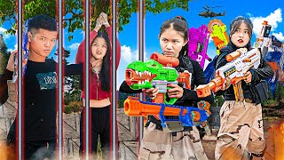 Xgirl Studio : Best Video Full Escape From Prison SEAL X Girl Nerf Guns Three Beautiful Girls Fight