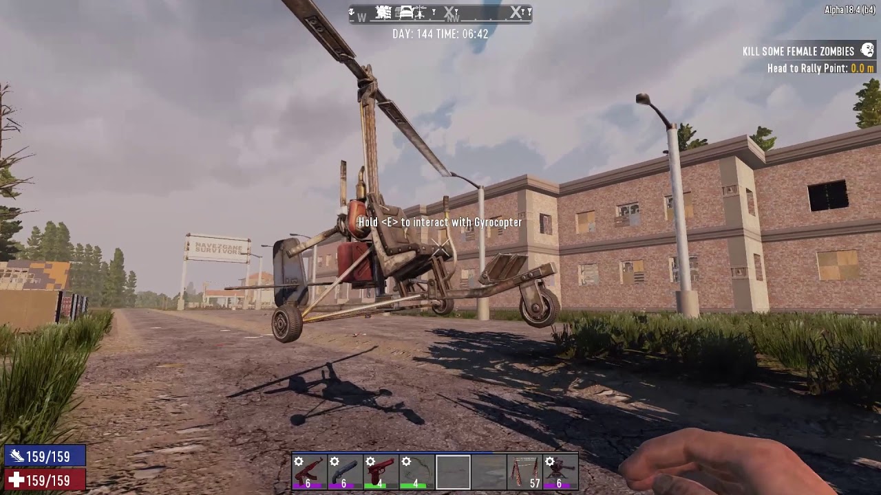 7 Days to Die- Gyrocopter Bug - 27May2020 (Alpha 18.4 b4) - YouTube