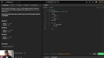 Solving LeetCode Question(7.Reverse Integer) #100daysofcodexnst  #NSTCodingSprint