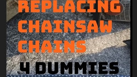 How To: Change Bar & Chain Ms 193t & 194t (Stihl Chainsaw)