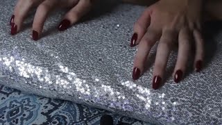 ASMR Scratching Sequence Pillows with Fake Acrylic Nails (no talking)