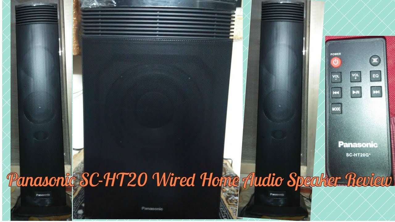 Hindi Review of Panasonic SC-HT20 Wired Home Audio Speaker | Black, 2