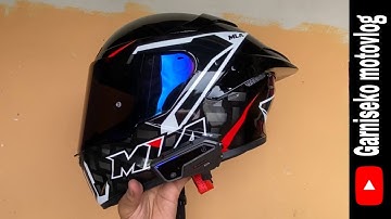 TUTORIAL CARA PASANG INTERCOM DI HELM FULL FACE MLA CRYPTON MOTIF ‼️‼️‼️‼️