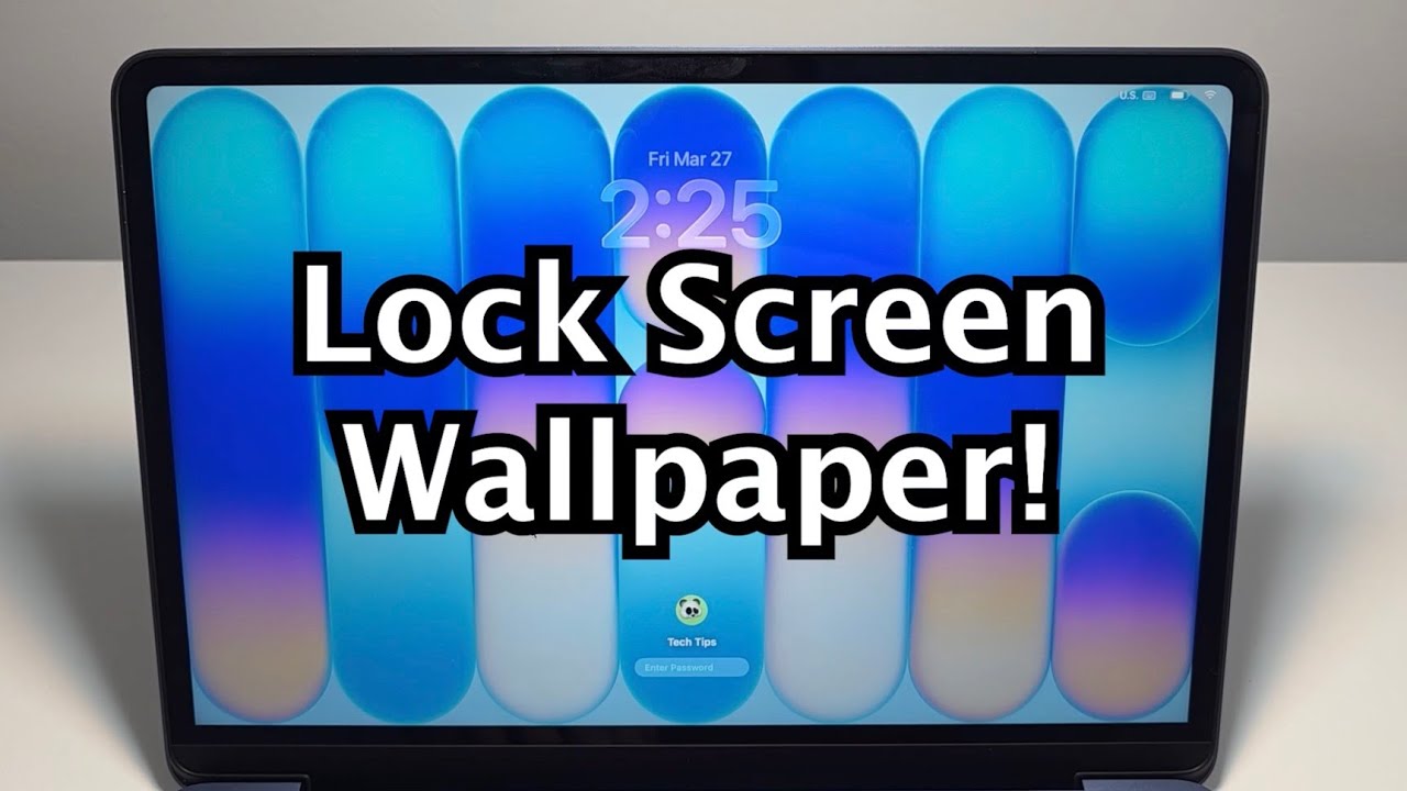 MacBook Neo: How to Change Lock Screen Wallpaper! - YouTube