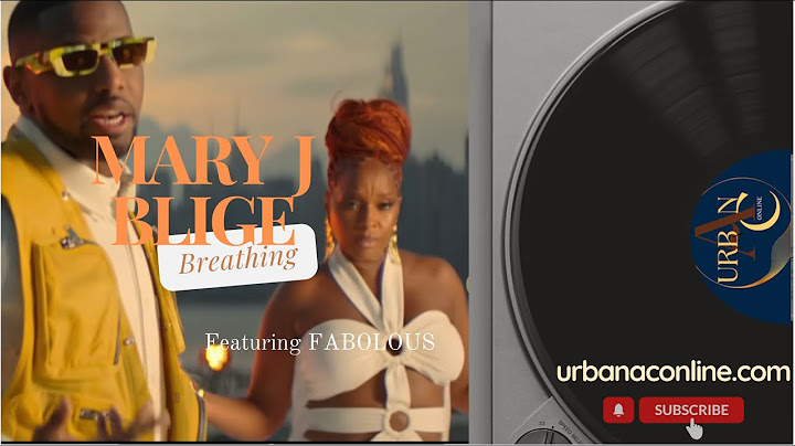Mary J Blige "Breathing" featuring Fabolous (Audio) Visualizer