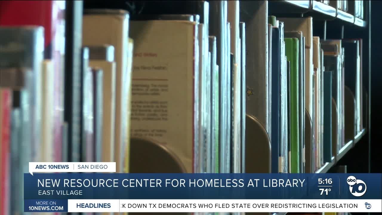 Homeless population connected with resources through Library