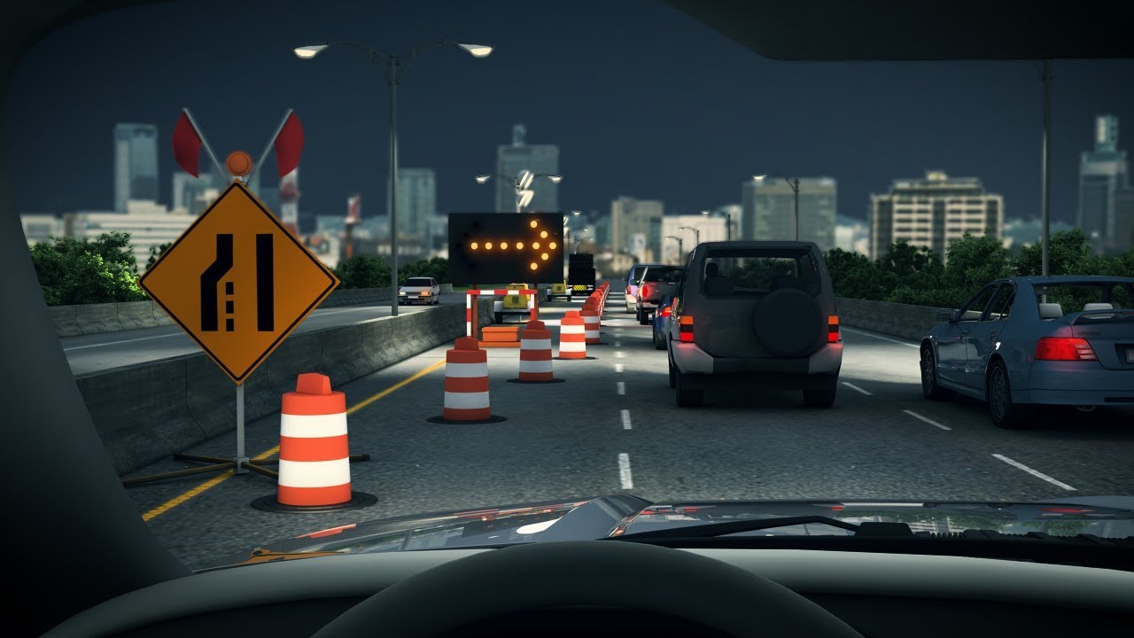 Work Zone Driving Hazards - YouTube