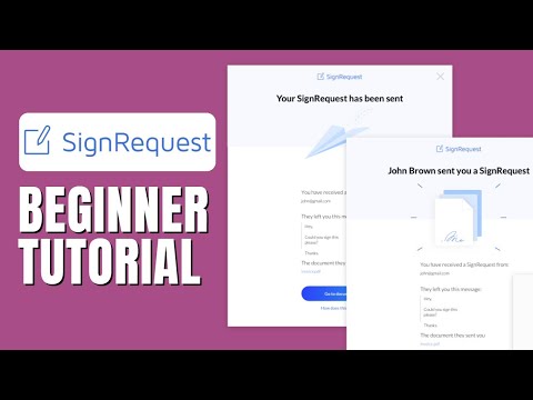 Signrequest Tutorial - How To Use SignRequest For Beginners
