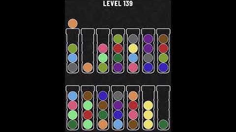 Ball Sort Puzzle Level 139 SOLVED