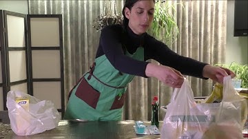 Bagging groceries role-play - ASMR soft spoken (ZOOM mic) - for Wisio - no tapping