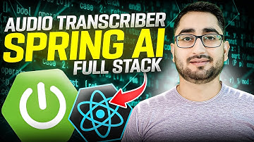 I Coded an Audio Transcriber Using Spring AI and React JS in 1 Hour | Spring Boot Full Stack