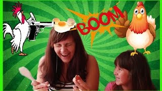 РУССКАЯ РУЛЕТКА ЧЕЛЛЕНДЖ  БЬЕМ ЯЙЦА ОБ ГОЛОВУ EGG ROULETTE CHALLENGE/ВИДЕО ДЛЯ ДЕТЕЙ