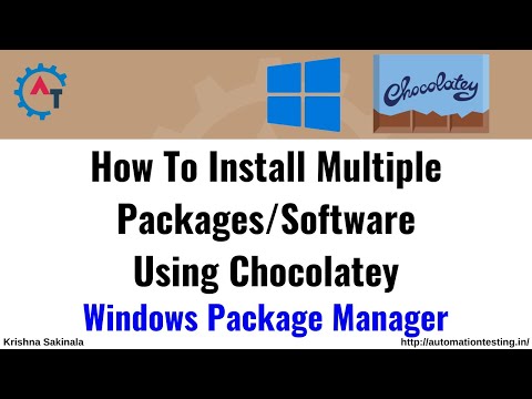 2. How to install multiple packages or Software using Chocolatey||Chocolatey Windows Package Manager