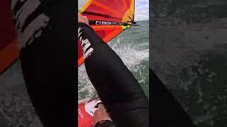 Wind Starts Blowing! Windsurfing POV #Shorts