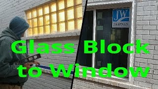 installation glass block ,on roof ceiling for sunlight/ glass eat installation/ glass fitting