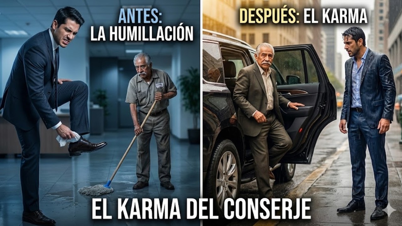 Humilló al conserje por ensuciar su traje, sin imaginar que él era el dueño de la empresa