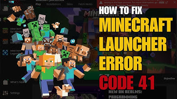 How to Fix Minecraft Launcher Error Code 41 in Windows | Something Went Wrong While Updating