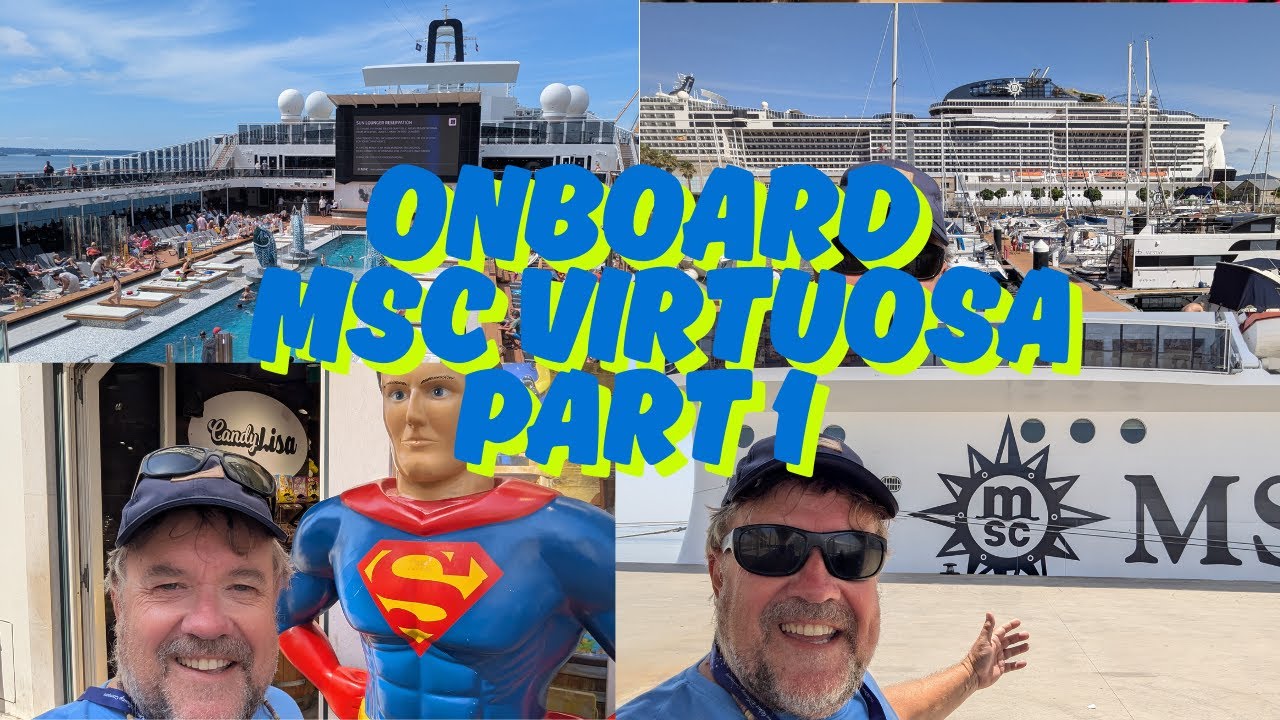 Onboard MSC Virtuosa Cruise Part1 Quite the surprise !!
