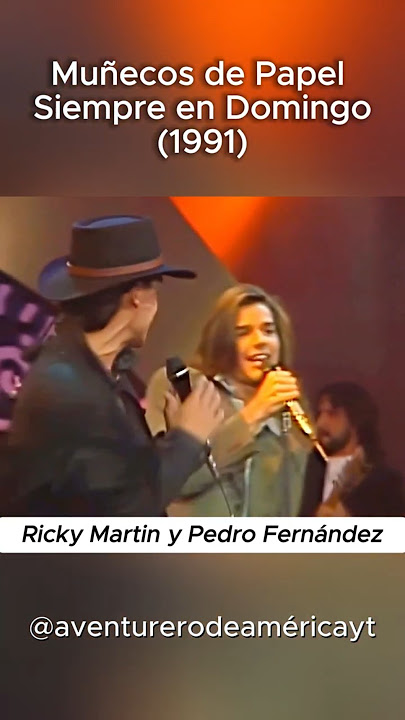 Mi muñeco de papel #rickymartin #pedrofernández #recuerdos