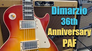 DiMarzio® DP223 PAF® 36th Aniversario Cápsulas Guitarra Eléctrica Bridge Humbucker Black video