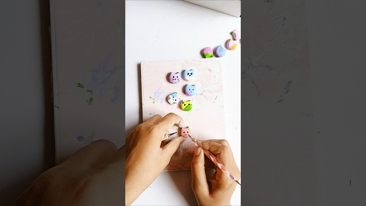 DIY cat making by wall putty at home😍.