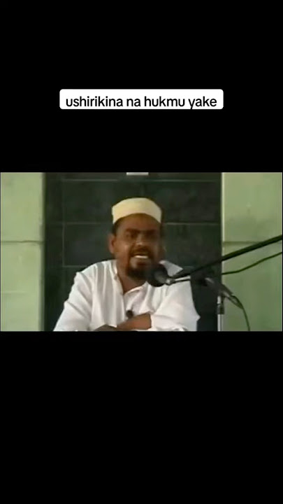 Ushirikina na hukm yake (sheikh aboud rogo rahimmullah )