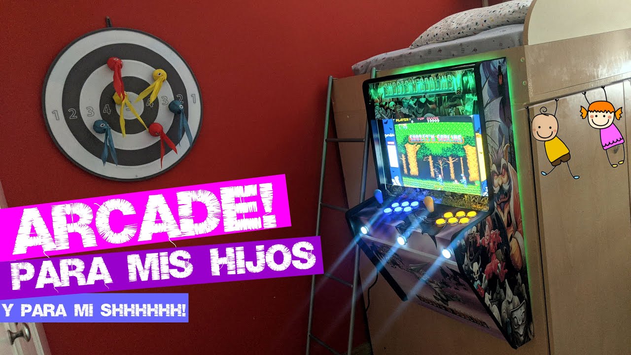 Construí un ARCADE de COLGAR para mis Hijos... y para mi 😁 [Bartop de Colgar]