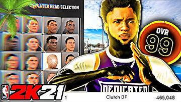 Clutch DF Face Creation on NBA 2K21 | DF Member Face Creation 2k21!