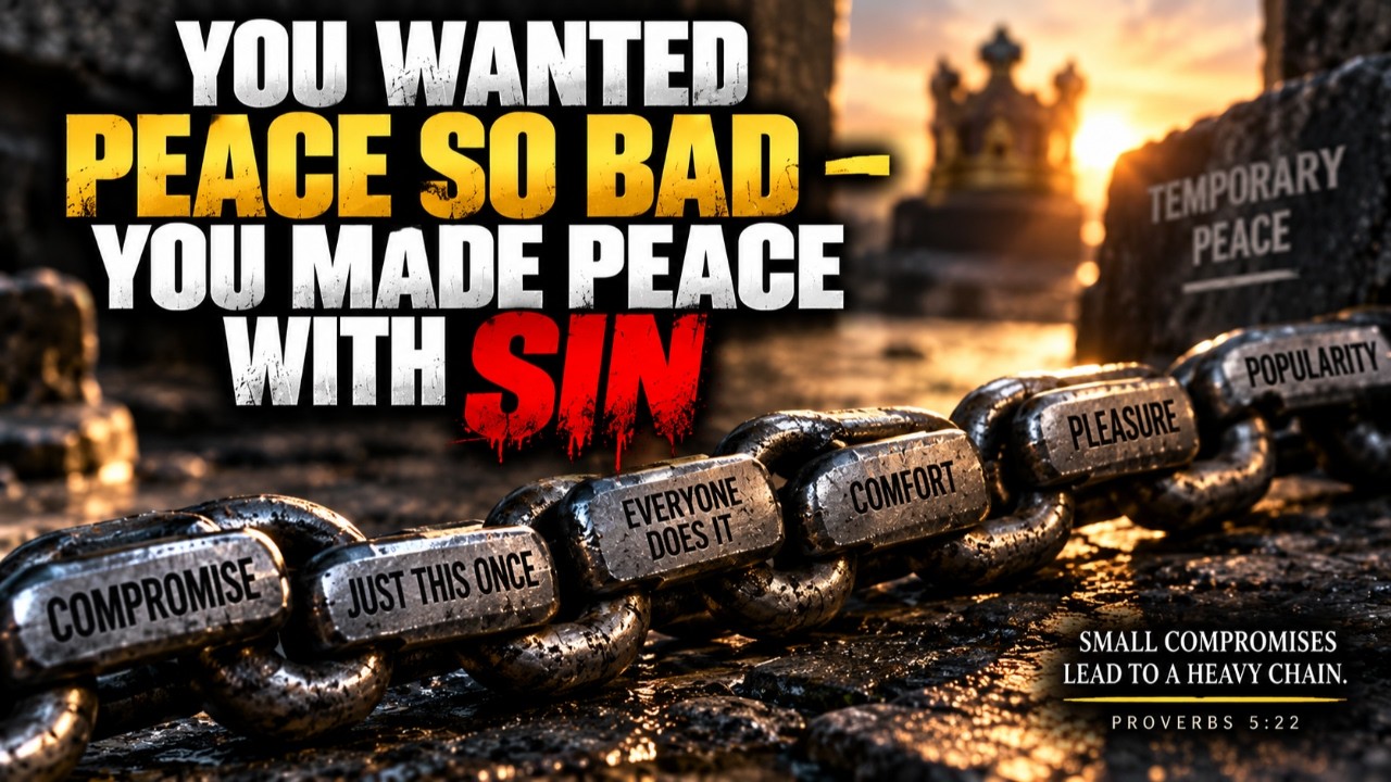 You Wanted Peace So Bad — You Made Peace With Sin