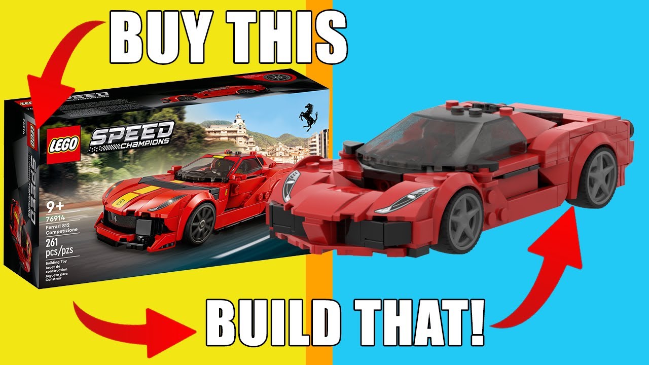 TOP 5 Alternate Models for LEGO 76914 Ferrari 812 Competizione by Ilyabuilder724