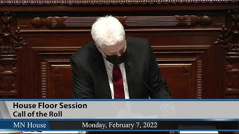 House Floor Session 2/7/22