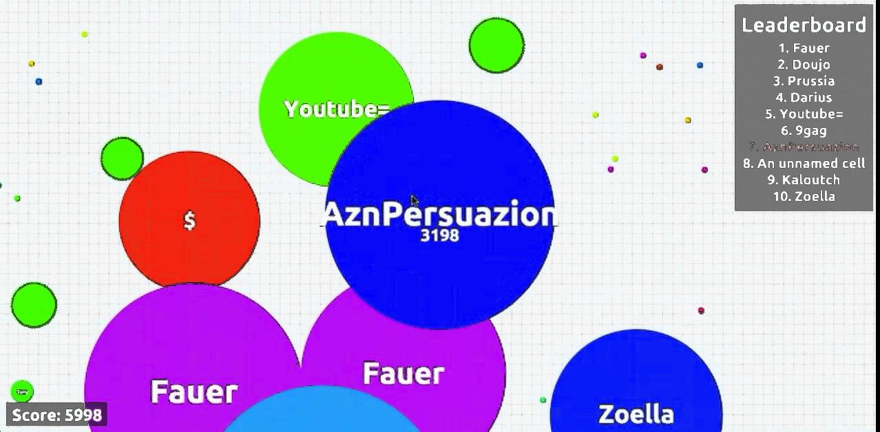 Agar.io- Road to lvl 100 (Episode 7) Highscore: 10000