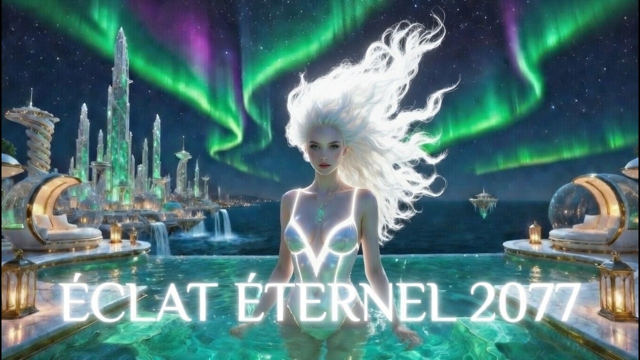 # Éternel 2077 ✨#FutureLuxury #GoldenCity #SciFiVibes  #relaxingvideos #4k
