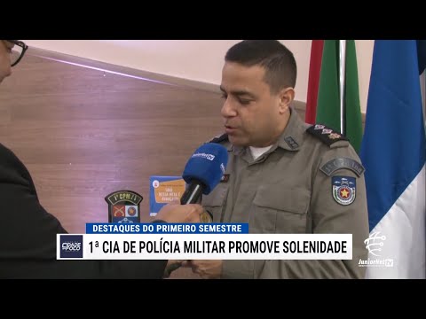 1ª Cia homenageia militares e parceiros em solenidade em São Miguel dos Campos