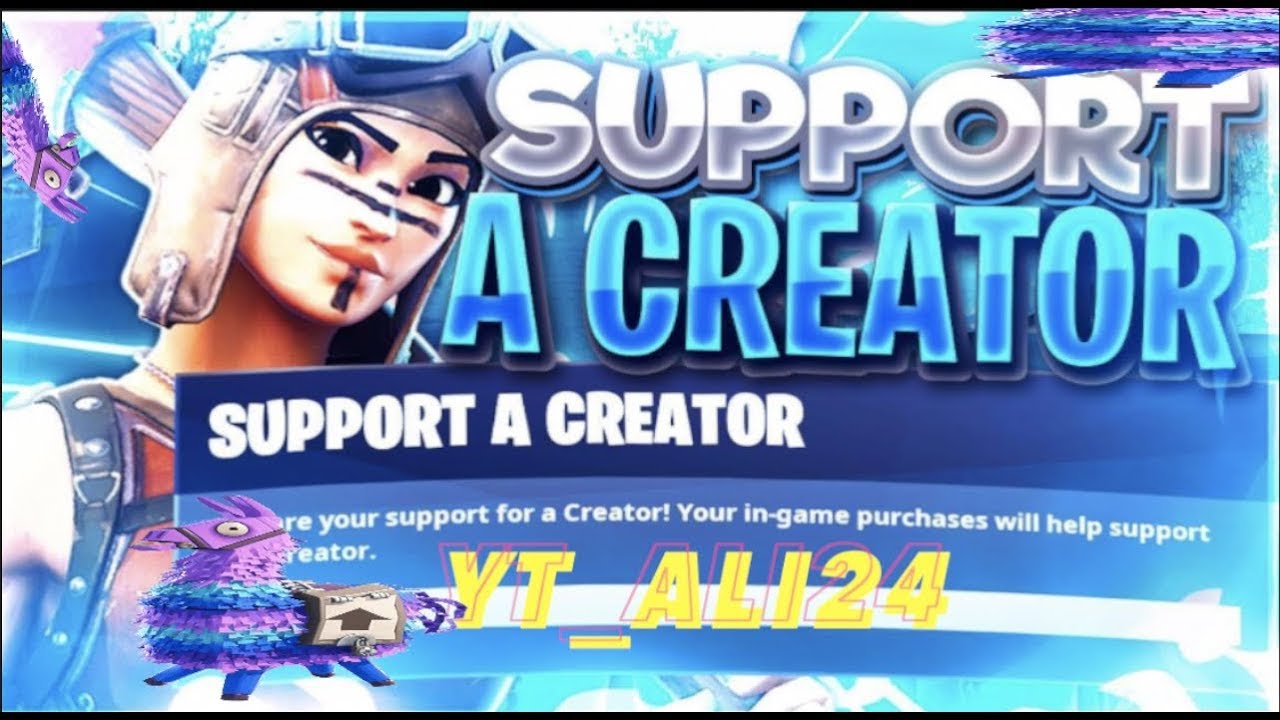 FORTNITE CREATOR CODE YT_ALi24 ⚡️ - YouTube