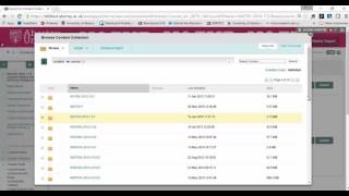 How to export an online test via the Blackboard Content Collection