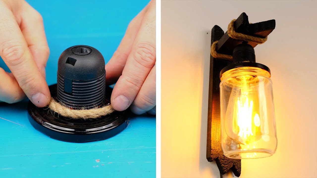 2 geniale Ideen, wie du dir selber Designerlampen bauen kannst!