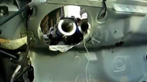 R11 GT montage weber DCOE avant reglage synchro