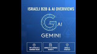 Israel B2B SEO: How SaaS Companies Get Into Google AI Overviews (Gemini Strategy)