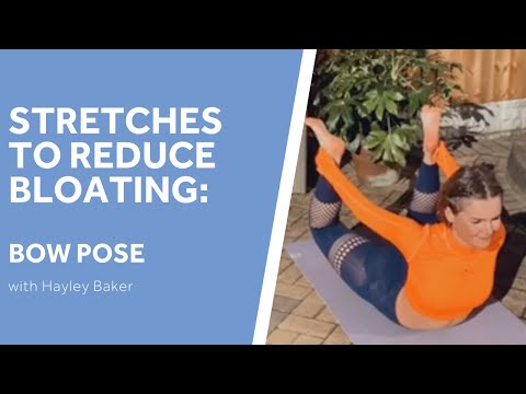 Stretches to Reduce Bloating: Bow Pose