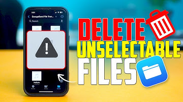 How to Solve Can’t Delete File on iPhone | Fix Files App Not Deleting Issue