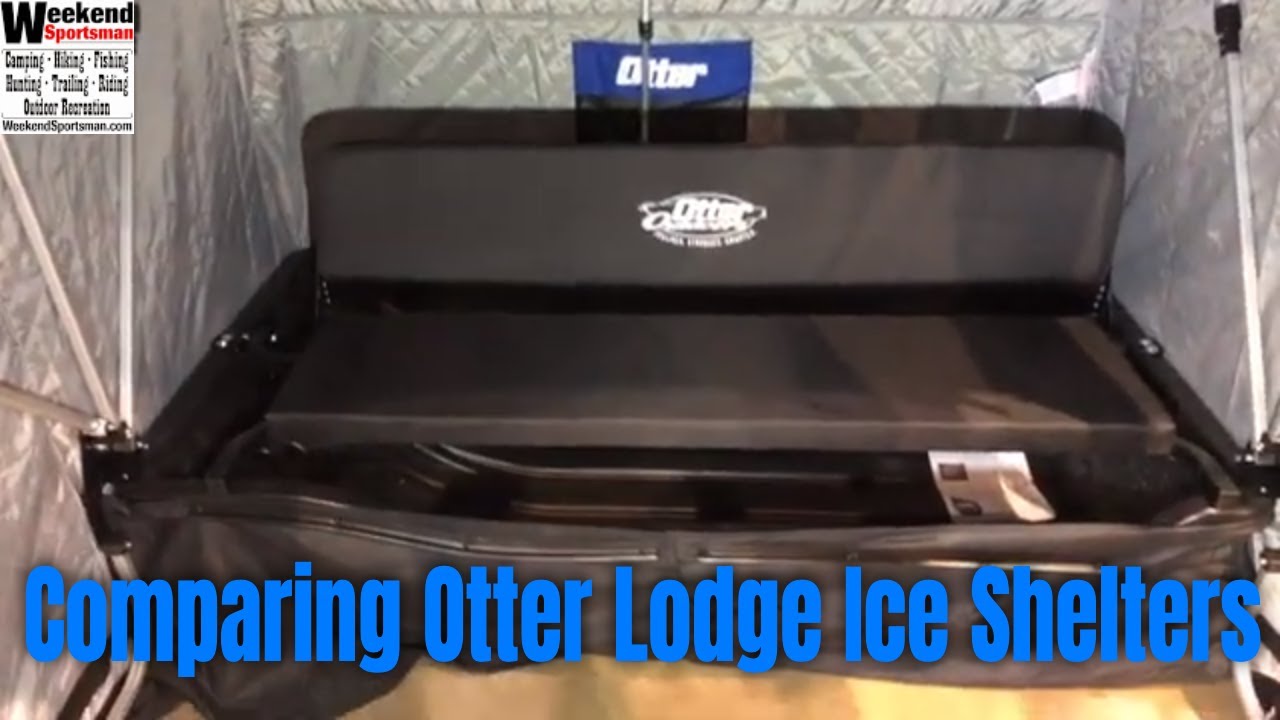 Comparing Otter XT Lodge X-over and XT Pro Lodge x-Over Ice Fishing Shelter  