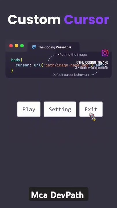 custom cursor by using css | css use karke custom cursor kaise banaye # ...