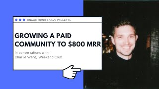 Famous Uncommunity Episode 3 with Charlie Ward of Weekend Club Net Worth